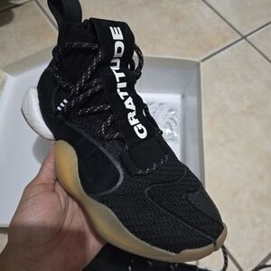 Adidas Black High-Tops with Empower Strap